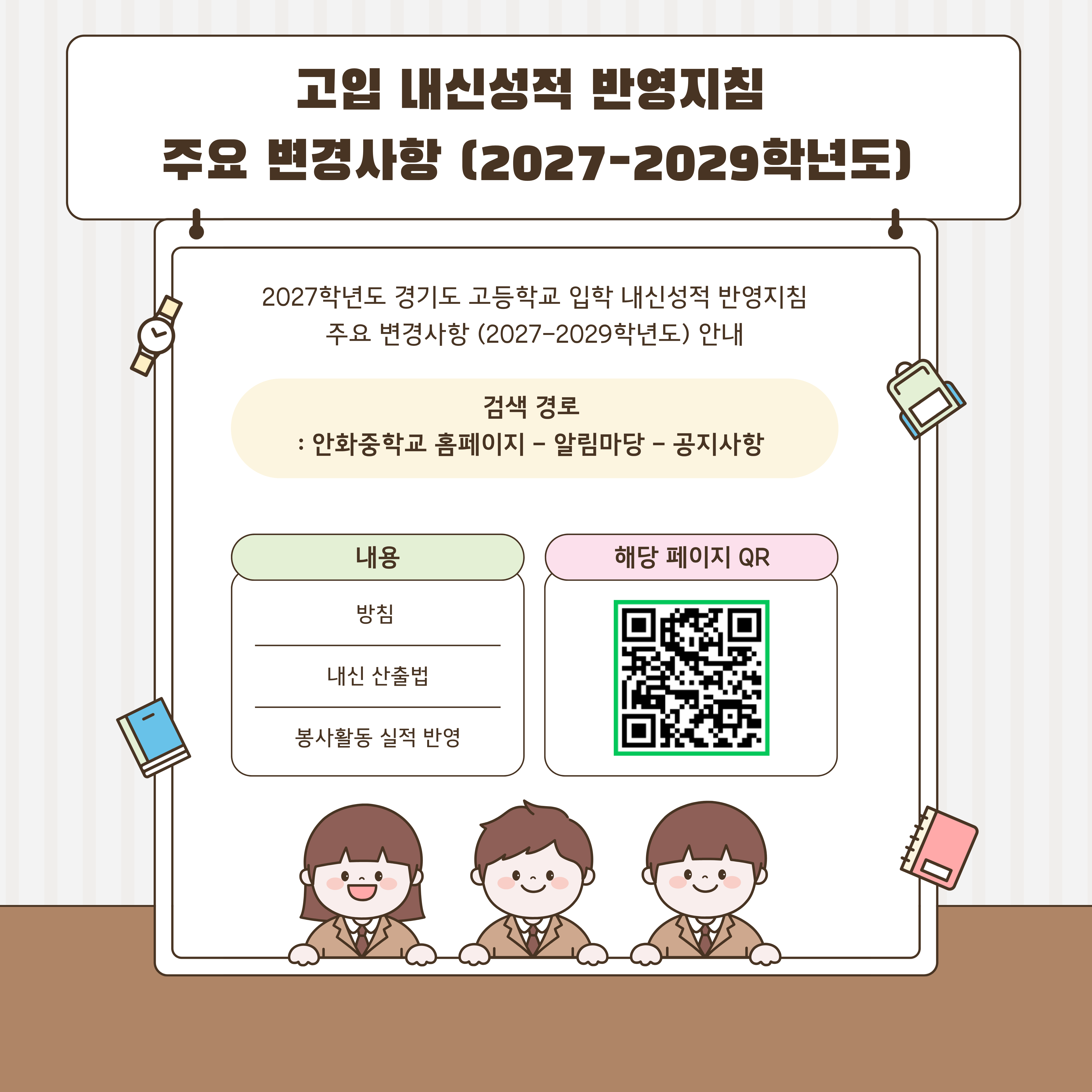 내신성적 반영지침